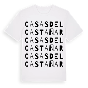 Casas del Castañar ordlek t-shirt – ekologisk bomull t-shirt från Pinshirt