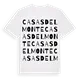 Casas del Monte ordlek t-shirt