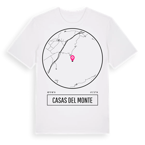 Casas del Monte t-shirt – ekologisk bomull t-shirt från Pinshirt