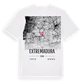 Extremadura karta t-shirt
