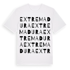 Extremadura ordlek t-shirt – ekologisk bomull t-shirt från Pinshirt