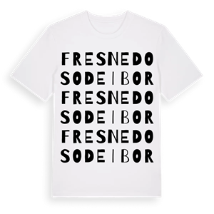 Fresnedoso de Ibor ordlek t-shirt – ekologisk bomull t-shirt från Pinshirt