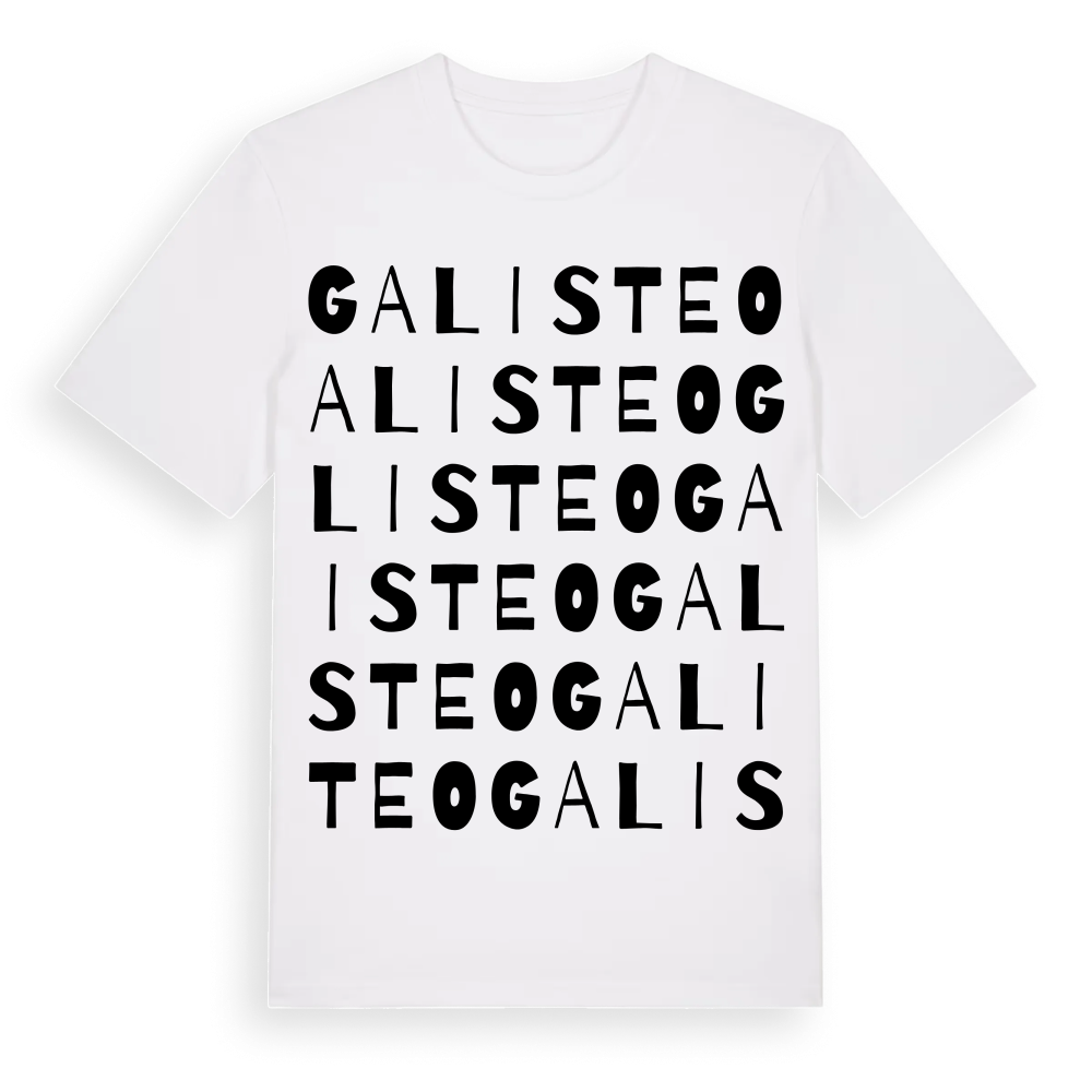 Galisteo ordlek t-shirt – White, i miljö