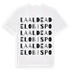 La Aldea del Obispo ordlek t-shirt