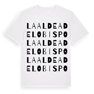La Aldea del Obispo ordlek t-shirt – ekologisk bomull t-shirt från Pinshirt