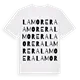 La Morera ordlek t-shirt