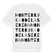 Monterrubio de la Serena ordlek t-shirt