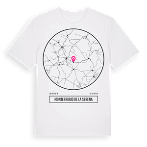 Monterrubio de la Serena t-shirt – ekologisk bomull t-shirt från Pinshirt