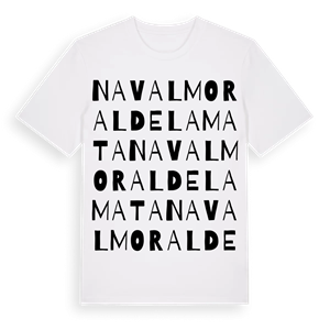 Navalmoral de la Mata ordlek t-shirt – ekologisk bomull t-shirt från Pinshirt