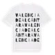 Valencia de Alcántara ordlek t-shirt