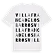 Villafranca de los Barros ordlek t-shirt