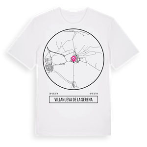 Villanueva de la Serena t-shirt – ekologisk bomull t-shirt från Pinshirt