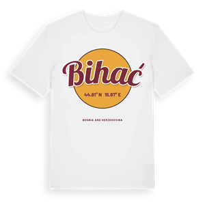 Bihać cirkel t-shirt – ekologisk bomull t-shirt från Pinshirt