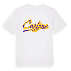 Čapljina baseball t-shirt – ekologisk bomull t-shirt från Pinshirt