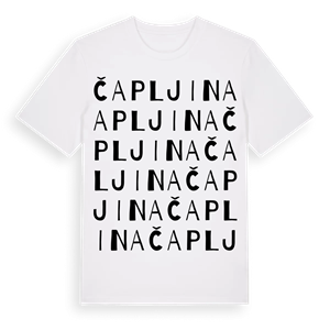 Čapljina ordlek t-shirt – ekologisk bomull t-shirt från Pinshirt