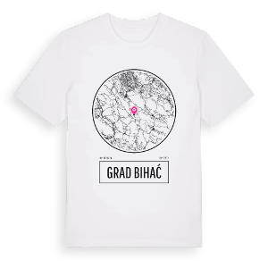 Grad Bihać t-shirt – ekologisk bomull t-shirt från Pinshirt