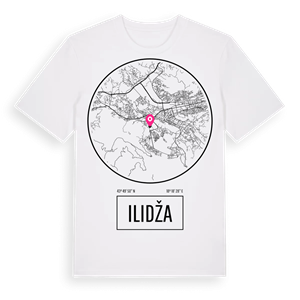 Ilidža t-shirt – ekologisk bomull t-shirt från Pinshirt