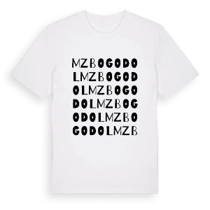 MZ Bogodol ordlek t-shirt – ekologisk bomull t-shirt från Pinshirt