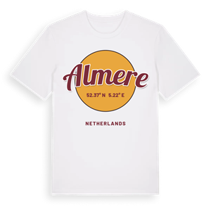 Almere cirkel t-shirt – ekologisk bomull t-shirt från Pinshirt
