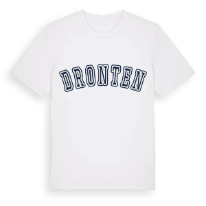 Dronten college t-shirt – ekologisk bomull t-shirt från Pinshirt