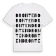 Dronten ordlek t-shirt