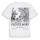 Flevoland karta t-shirt