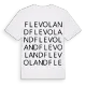 Flevoland ordlek t-shirt