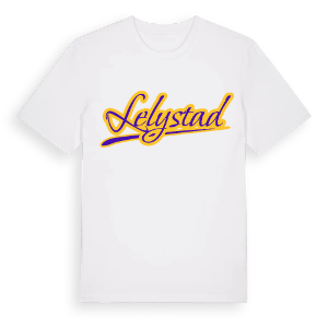 Lelystad baseball t-shirt – ekologisk bomull t-shirt från Pinshirt