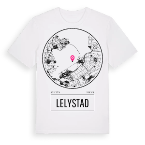 Lelystad t-shirt – ekologisk bomull t-shirt från Pinshirt