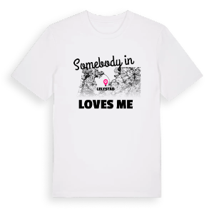 Någon i Lelystad älskar mig t-shirt – ekologisk bomull t-shirt från Pinshirt