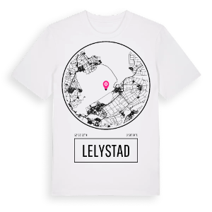 Lelystad t-shirt – ekologisk bomull t-shirt från Pinshirt