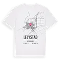 Lelystad karta t-shirt