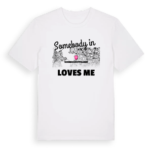 Någon i Noordoostpolder älskar mig t-shirt – ekologisk bomull t-shirt från Pinshirt