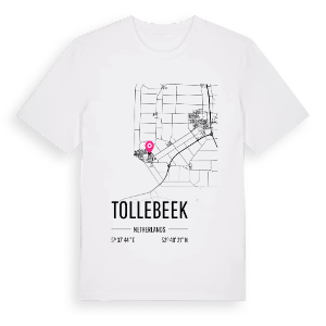 Tollebeek karta t-shirt – ekologisk bomull t-shirt från Pinshirt