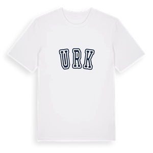Urk college t-shirt – ekologisk bomull t-shirt från Pinshirt