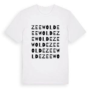 Zeewolde ordlek t-shirt – ekologisk bomull t-shirt från Pinshirt
