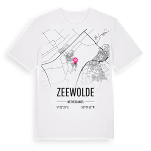 Zeewolde karta t-shirt – ekologisk bomull t-shirt från Pinshirt
