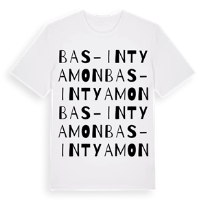 Bas-Intyamon ordlek t-shirt – ekologisk bomull t-shirt från Pinshirt