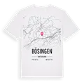 Bösingen karta t-shirt