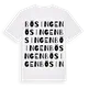 Bösingen ordlek t-shirt