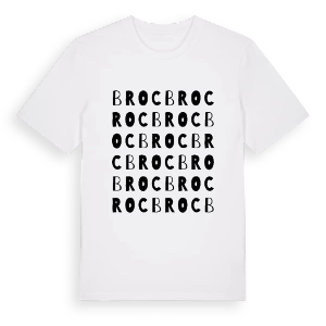 Broc ordlek t-shirt – ekologisk bomull t-shirt från Pinshirt