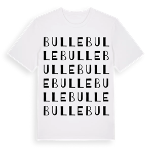 Bulle ordlek t-shirt – ekologisk bomull t-shirt från Pinshirt