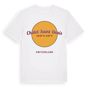 Châtel-Saint-Denis cirkel t-shirt – ekologisk bomull t-shirt från Pinshirt