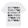 Châtonnaye ordlek t-shirt