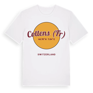 Cottens (FR) cirkel t-shirt – ekologisk bomull t-shirt från Pinshirt