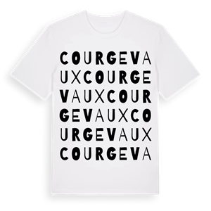 Courgevaux ordlek t-shirt – ekologisk bomull t-shirt från Pinshirt