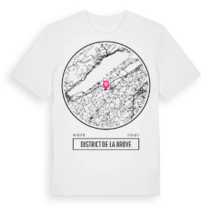 District de la Broye t-shirt – ekologisk bomull t-shirt från Pinshirt