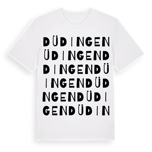 Düdingen ordlek t-shirt – ekologisk bomull t-shirt från Pinshirt