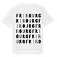Fribourg ordlek t-shirt