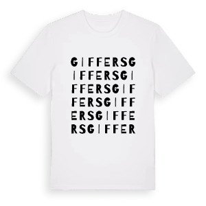 Giffers ordlek t-shirt – ekologisk bomull t-shirt från Pinshirt